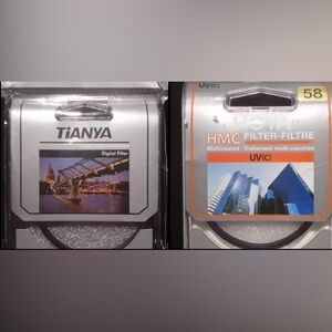Camera lens filters